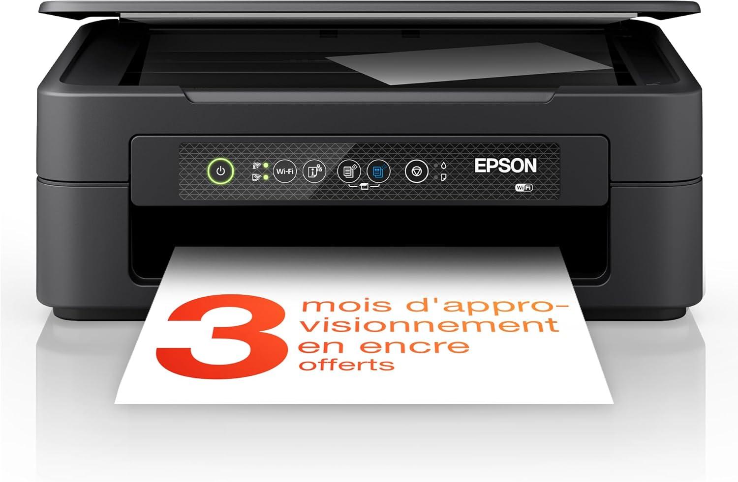 Epson Expression Home XP-2200 | Imprimante 3-en-1 - Impression, Numérisation, Copie - WiFi Direct, Ultra-compacte, Cartouches séparées, Facile à configurer, Encres abordables