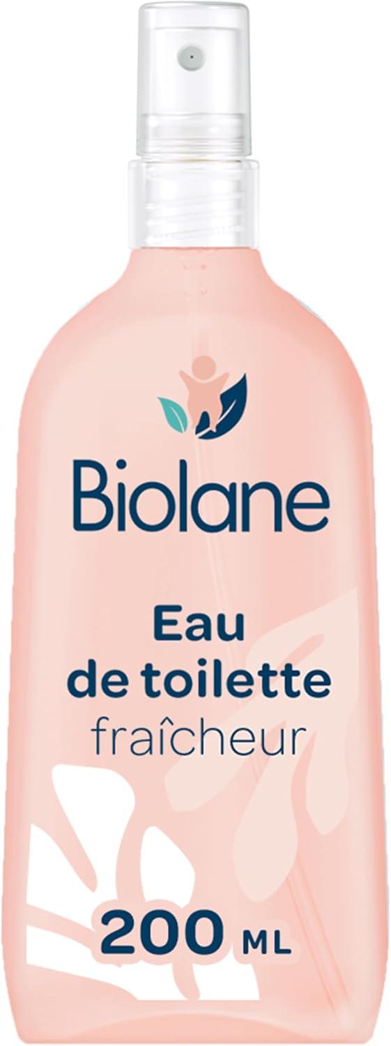 BIOLANE- Eau de toilette bebe - Fraîcheur - 98% d'ingrédients d'origine naturelle - Unisexe -200ml-Fabriquée en France