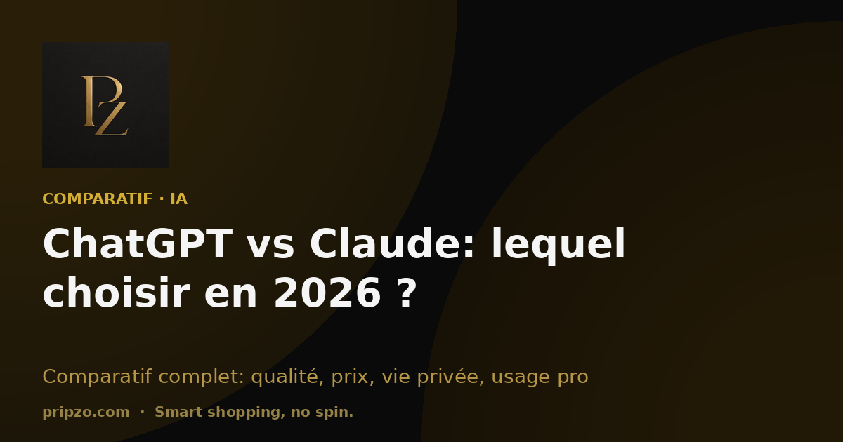 ChatGPT vs Claude 2026 : comparatif détaillé, benchmarks, prix et verdict